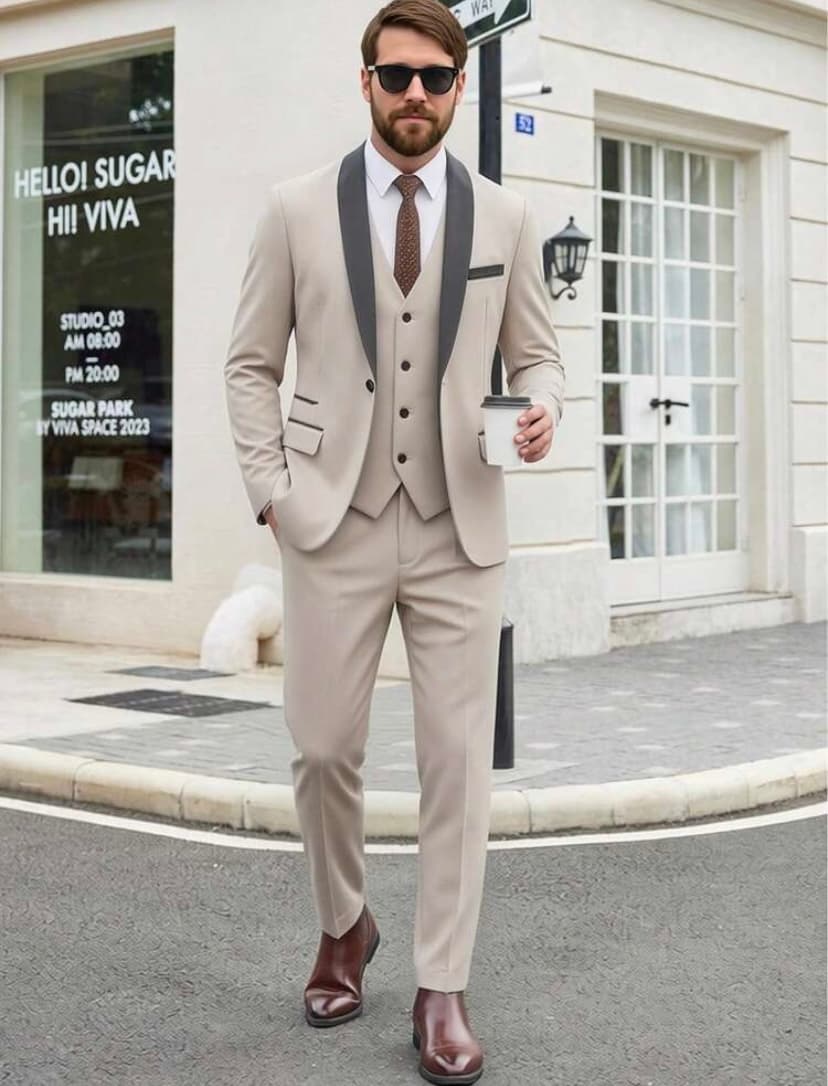Groom Suit Beige gown